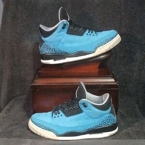 Air Jordan 3 Retro "POWDER BLUE" Mens-10.5  ,100% Authentic!